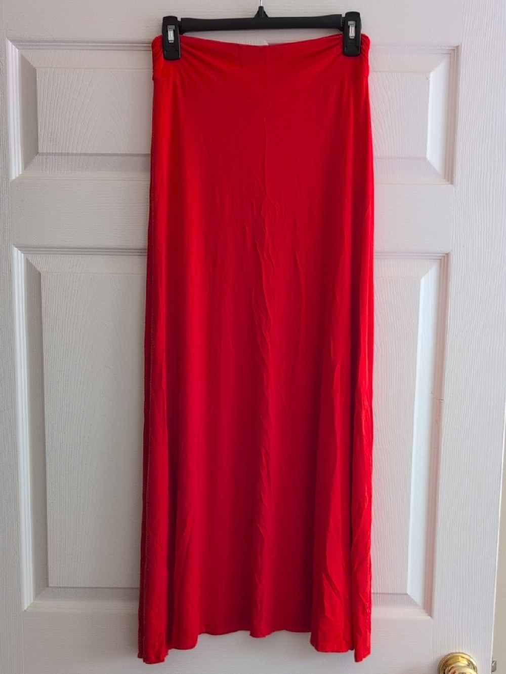 Red Maxi Skirt